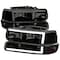 Spec-D Tuning 99-02 CHEVROLET SILVERADO MATTE BLACK HOUSING SMOKED LENS, PK  2 2LBLH-SIV99SM-G3-RS - alternate 1